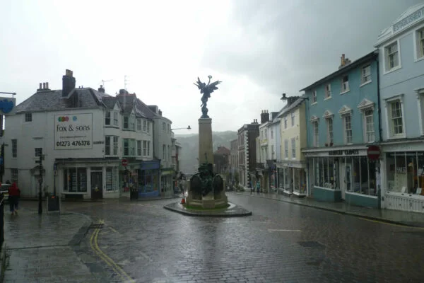 Statue in Lewes High Street
